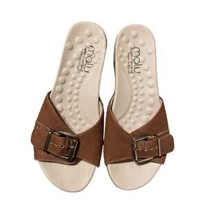 Malu Made in Brazil Wedge Sandal Size Women's 7